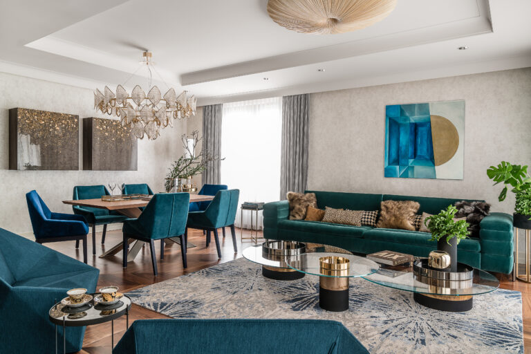 Jan-Drew nowoczesny salon