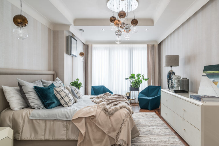 Jan-Drew nowoczesna sypialnia