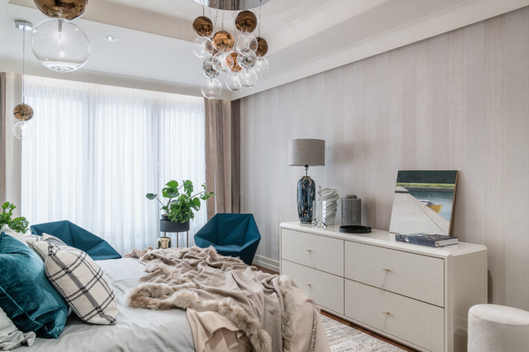 Jan-Drew nowoczesna sypialnia